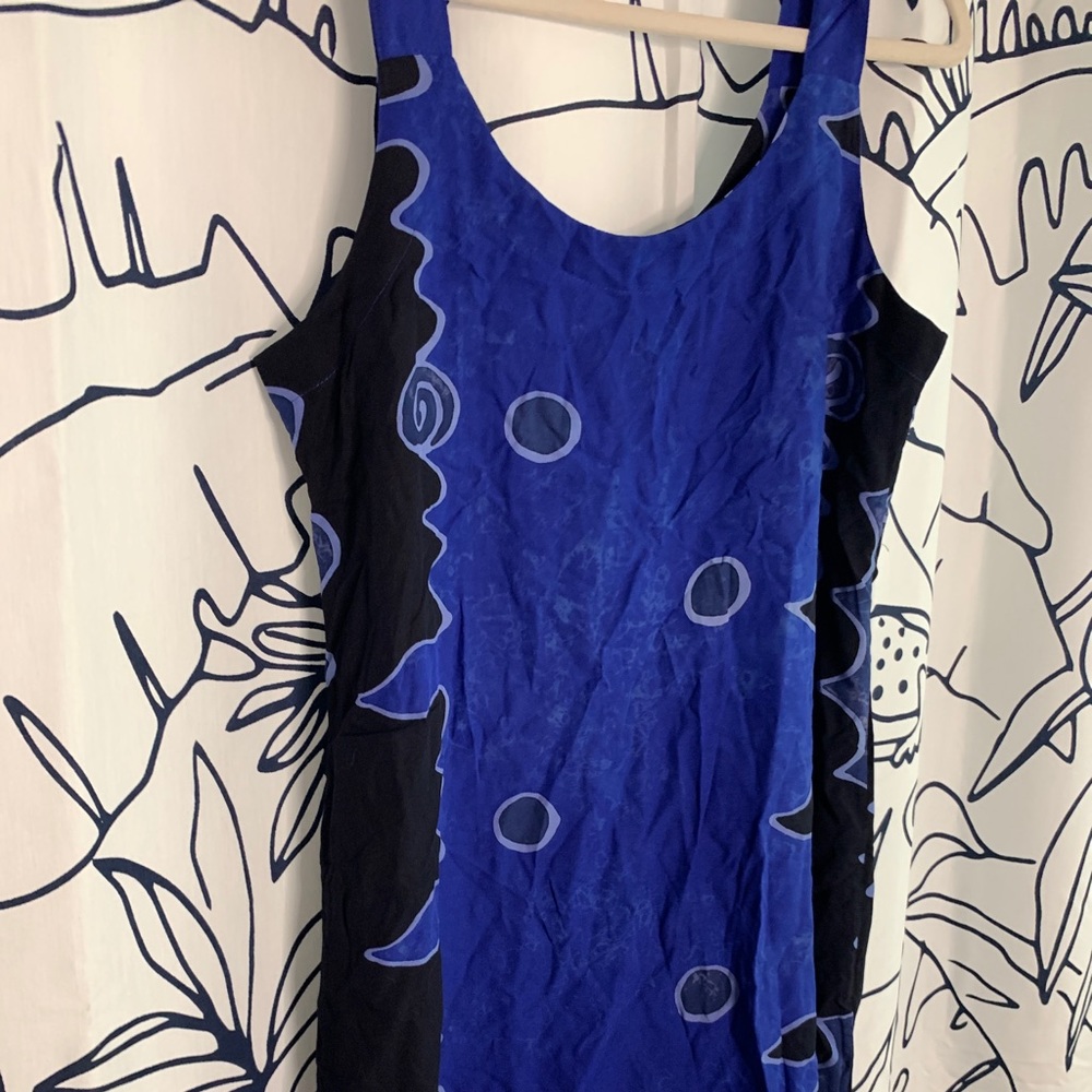 blue handmade dress - Picture 4 of 4